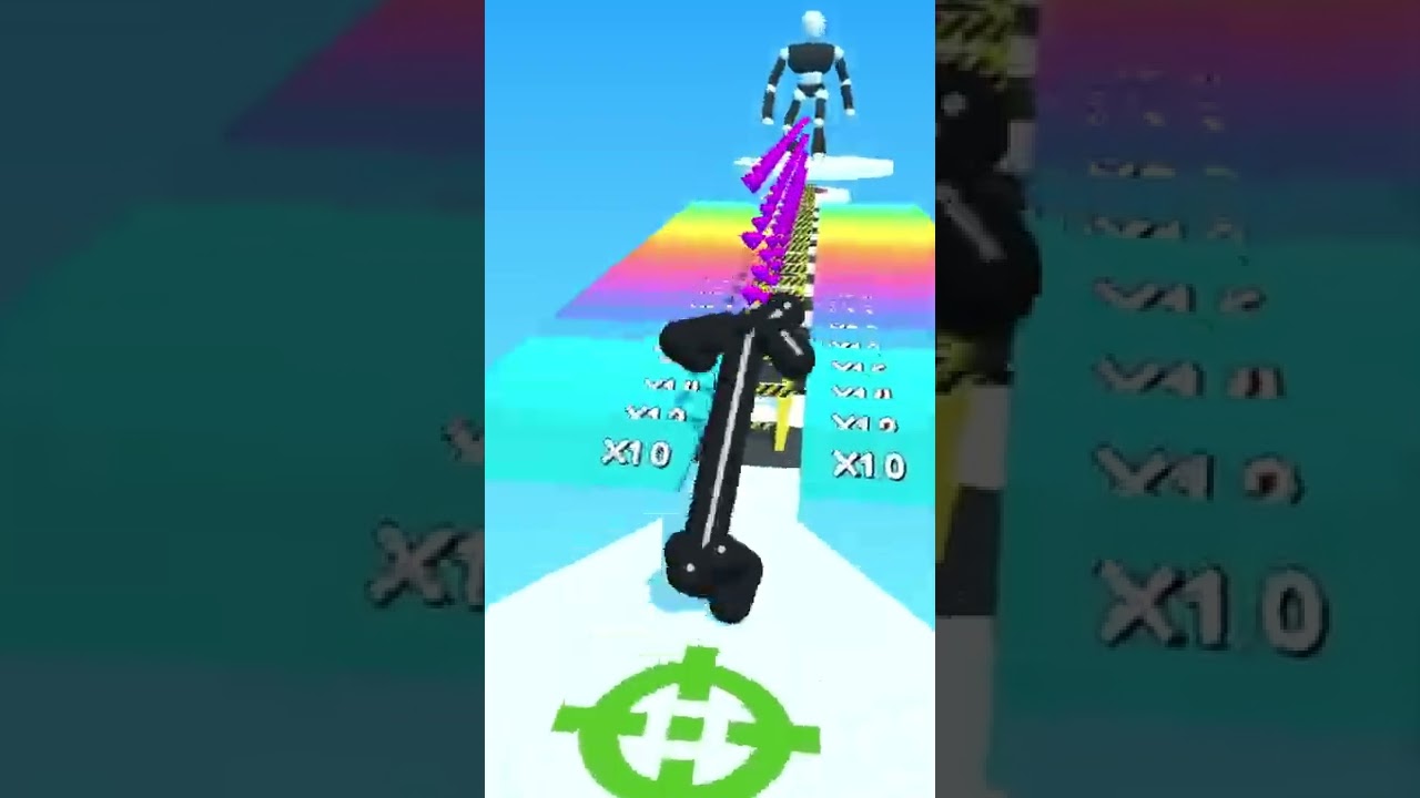 Playing Tall Man Run #gameplay #shorts#satisfying#games