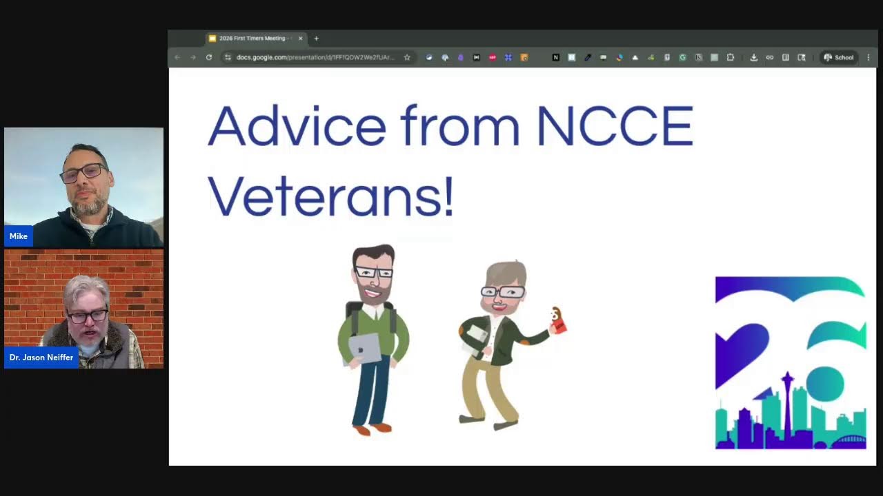 Live From NCCE - Topic: First Timers Session 2026