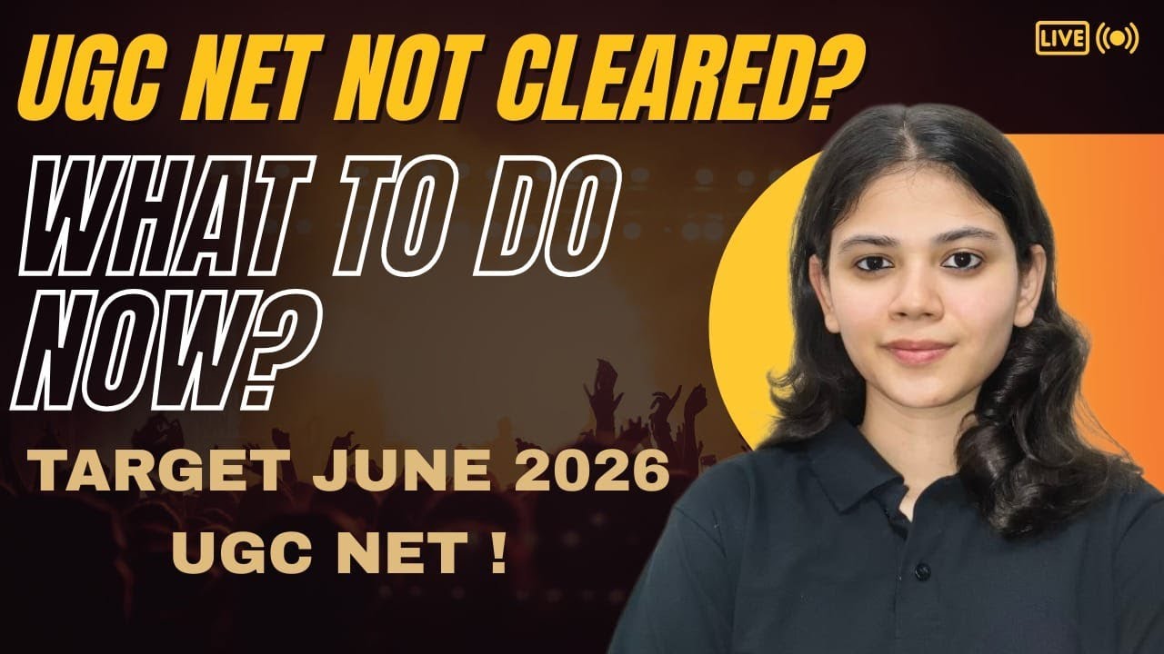 UGC NET NOT CLEARED? WHAT TO DO AND HOW TO AVOID MISTAKES | UGC NET JUNE 2026 | HARSHITA MAHARSHI