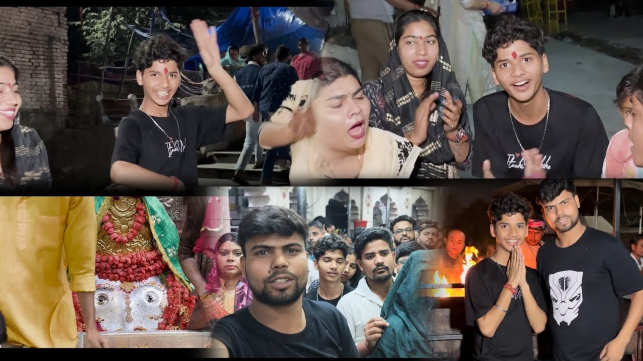 कालकाजी मंदिर में देखो हमें आज कौन मिला 🤩