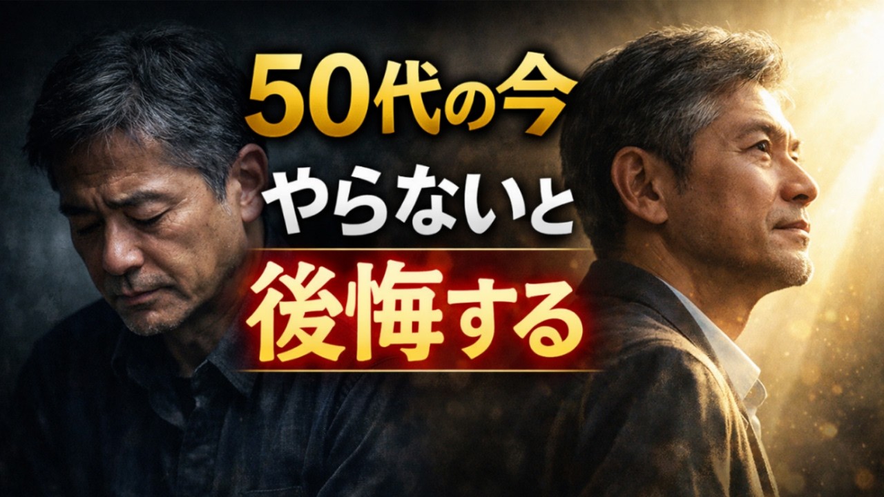 【雑学】50代から人生を再起動｜後悔しない後半戦の生き方