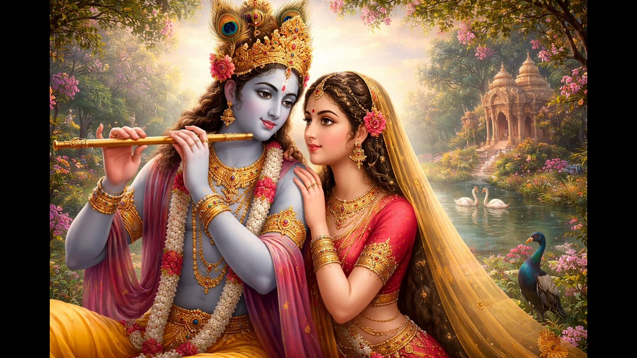 राधा जब कृष्णा से रूठ जाती है तब क्या होता हैं। राधा राधा बोल 