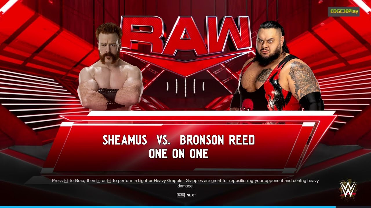 WWE2K24 Sheamus vs Bronson Reed