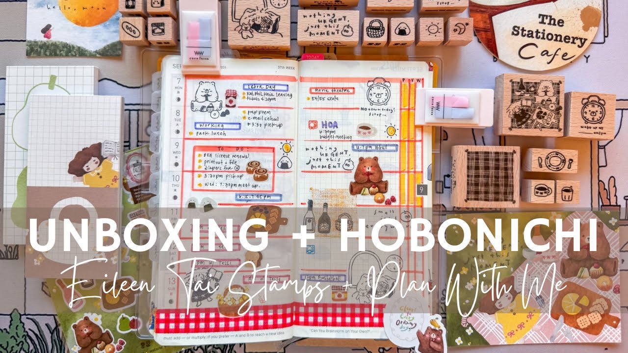 ✨ГРАНДИОЗная распаковка, ОБЗОР Hobonichi Weeks 2027 + Планирование 35-й недели✨