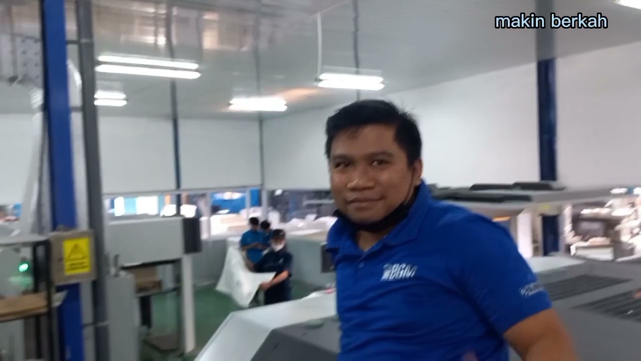 Cara Setting Gripper Mesin Komori GL 440 Advance