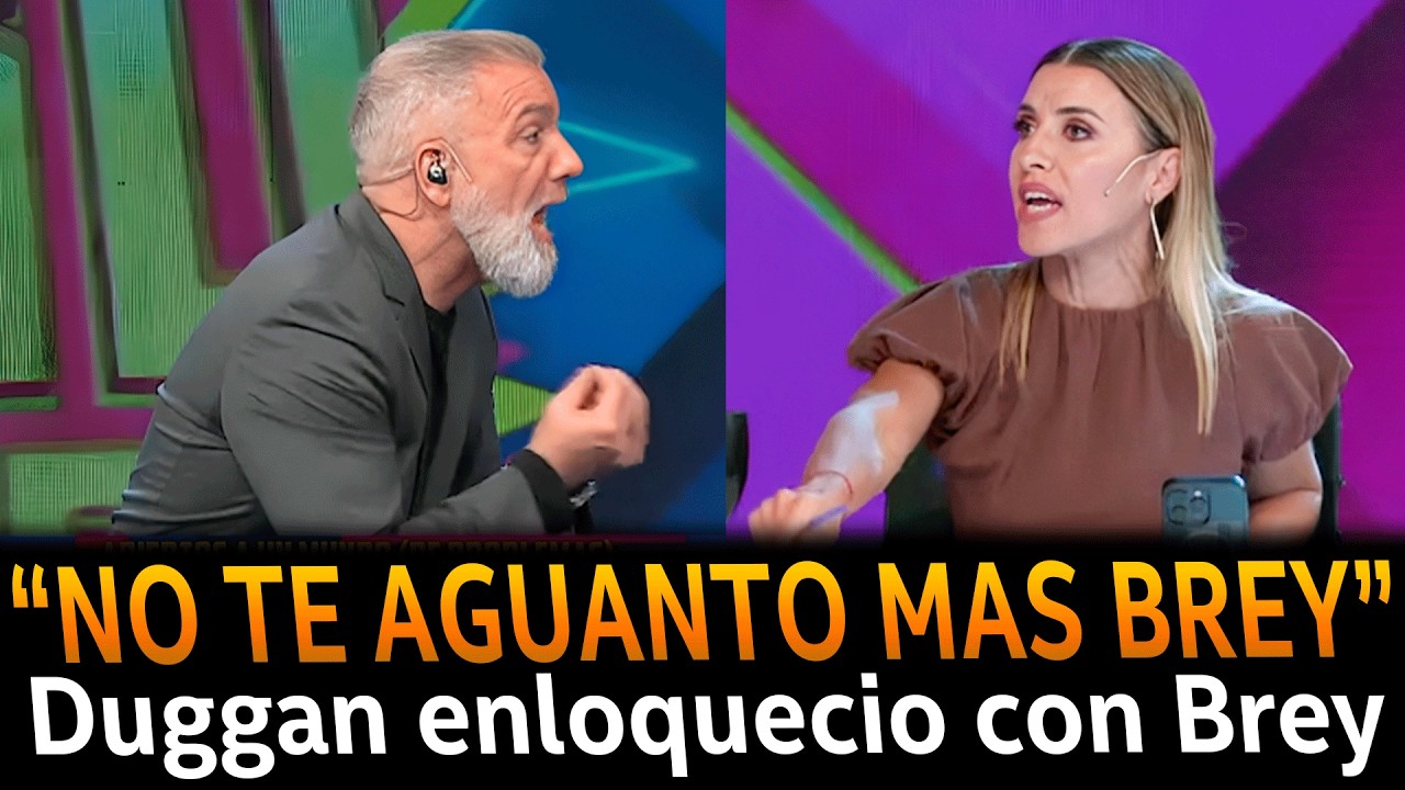 BREY hizo un papelón y DUGGAN casi la echa del programa