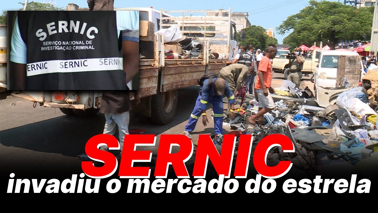 SERNIC invade o mercado estrela vermelha prende pessoas e recupera 70 toneladas de peças roubadas