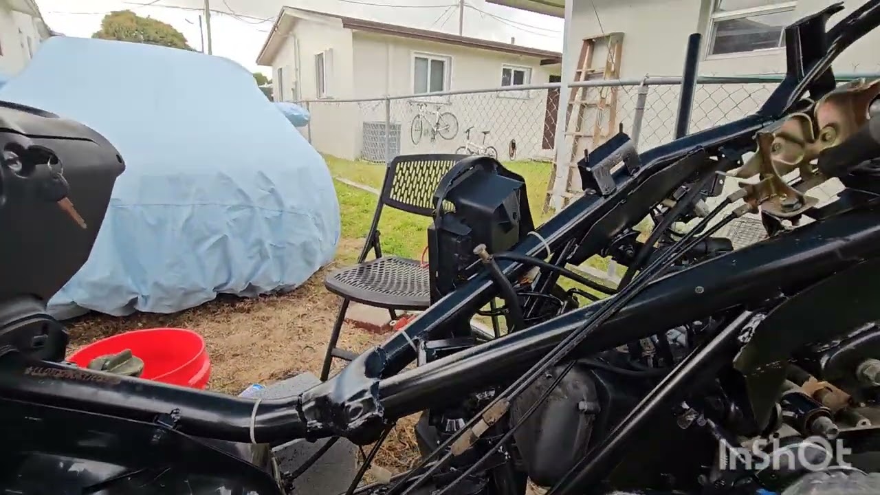 Epic video how to rebuild motorcycle. 