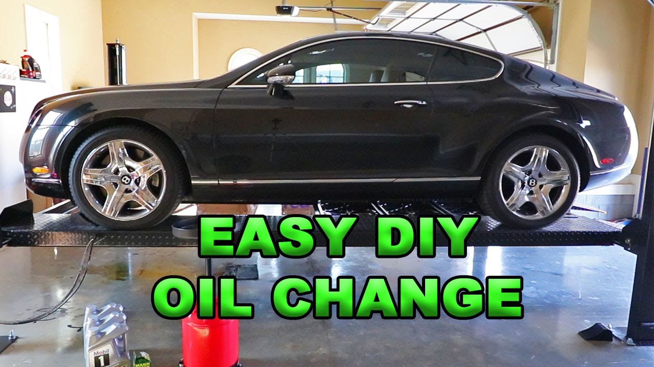 Bentley Continental GT Oil Change and Service Light Reset DIY
