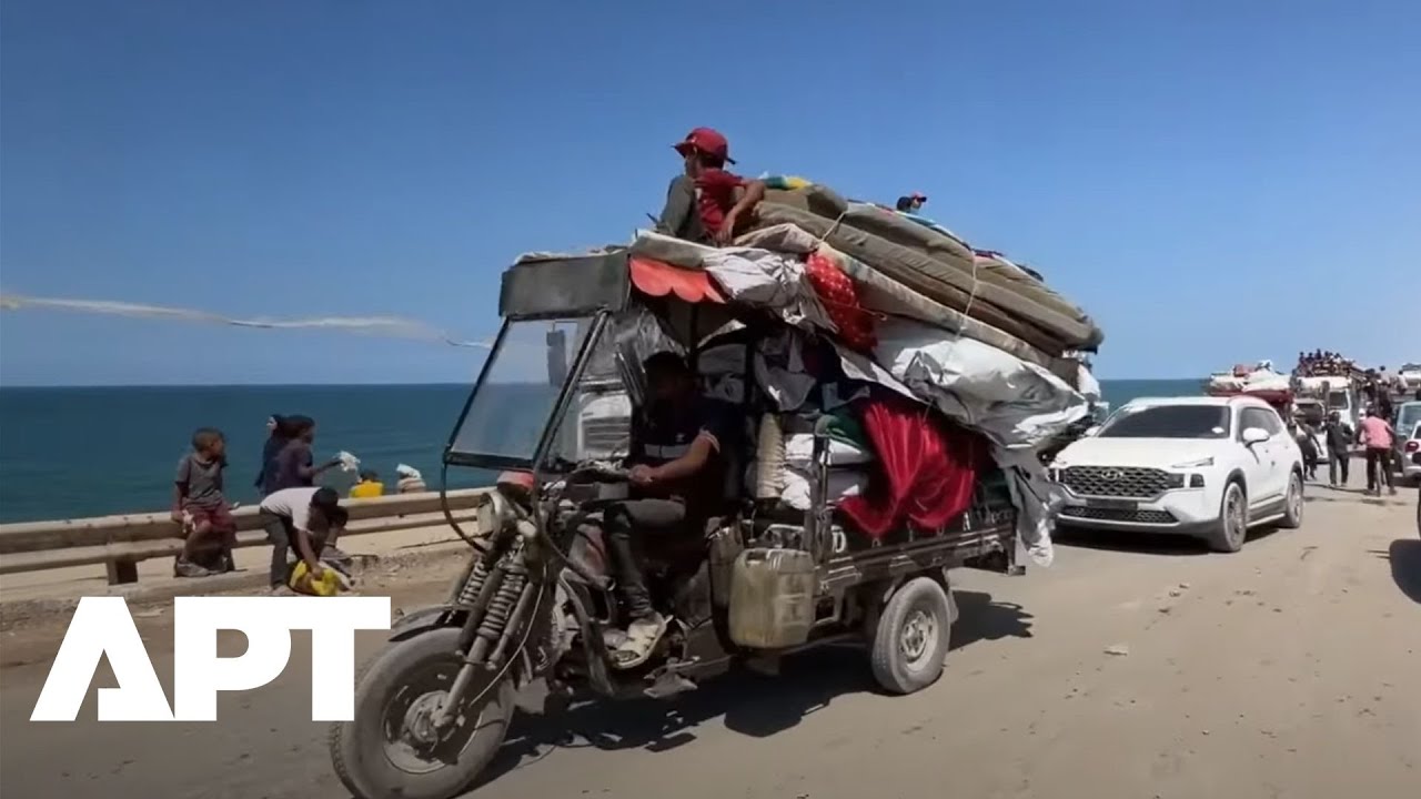 ‘I Don’t Know Where We’re Going!’ Families Flee Gaza Amid Israeli Assault | APT