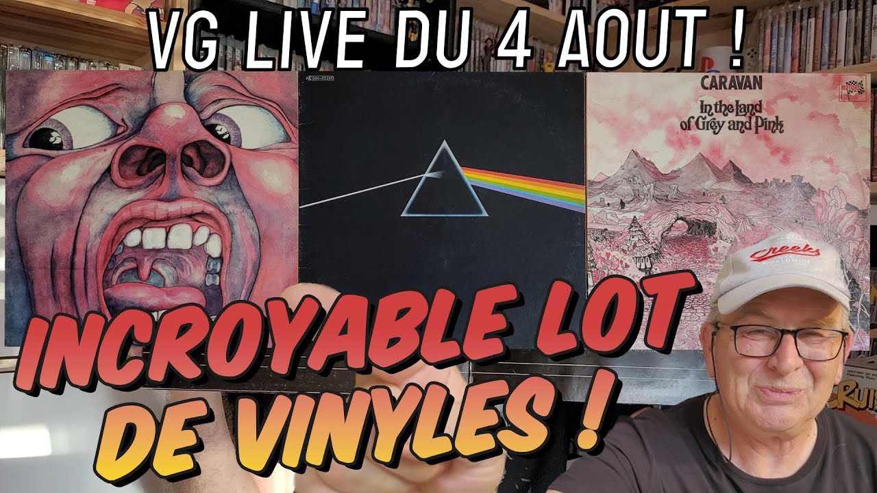VG LIVE du 4 Août Un beau lot de 20 vinyles pour 15€ !