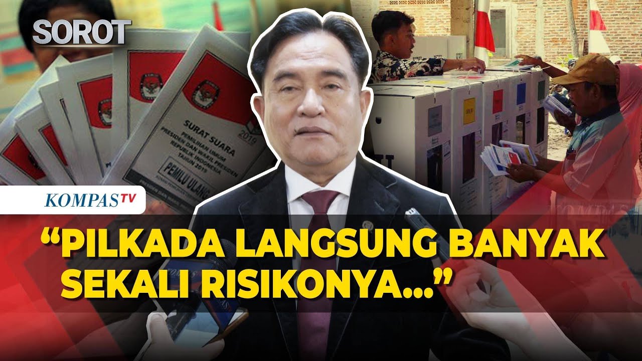 Menko Yusril Tanggapi Wacana Kepala Daerah Dipilih Lewat DPRD: Pilkada Langsung Banyak Risiko