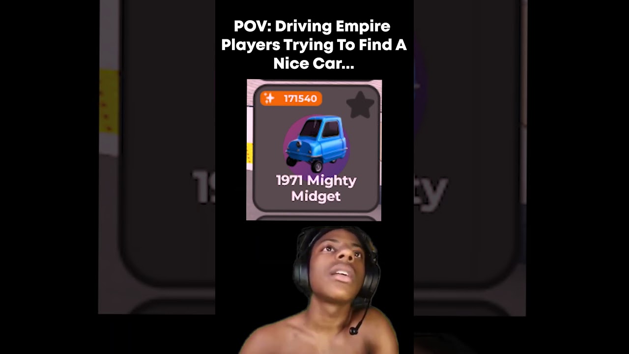 POV: IShowSpeed Finding a Nice Car in Roblox Driving Empire!!👀🔥 #roblox #drivingempire #ishowspeed