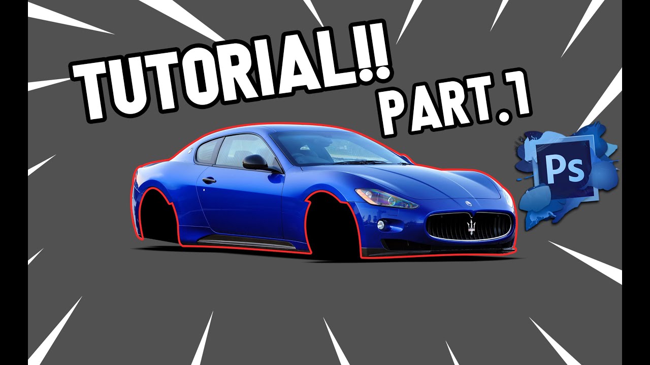 How to tune a car in Photoshop Tutorial Part.1