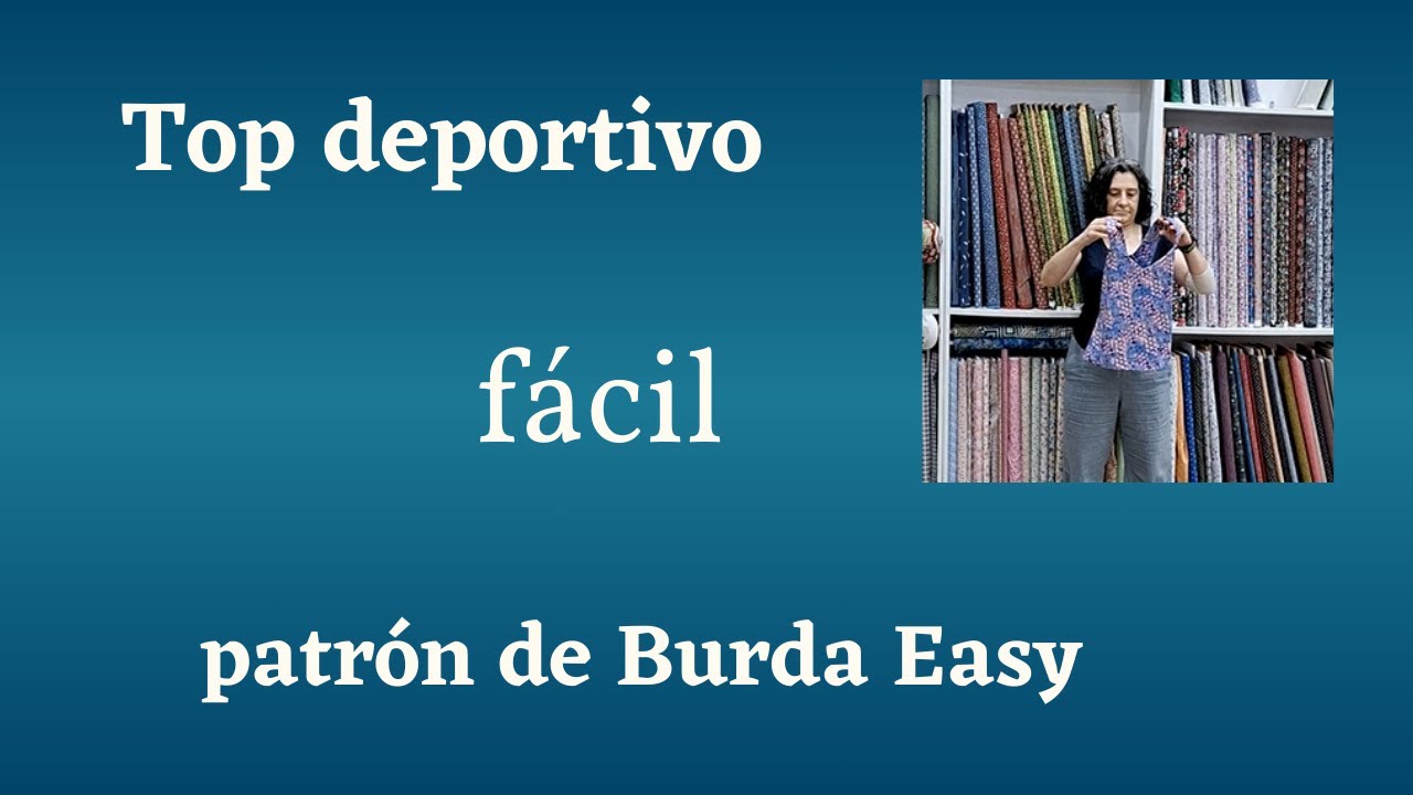 Cómo Coser un Top Deportivo,👟  Costura Fácil para Principiantes✂🧵😍