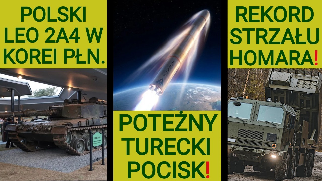 Homar-K z CGR-080 bije rekord! Turcy zadziwiają świat i... będą mieli problem?: WOJSKOWE NEWSY #404