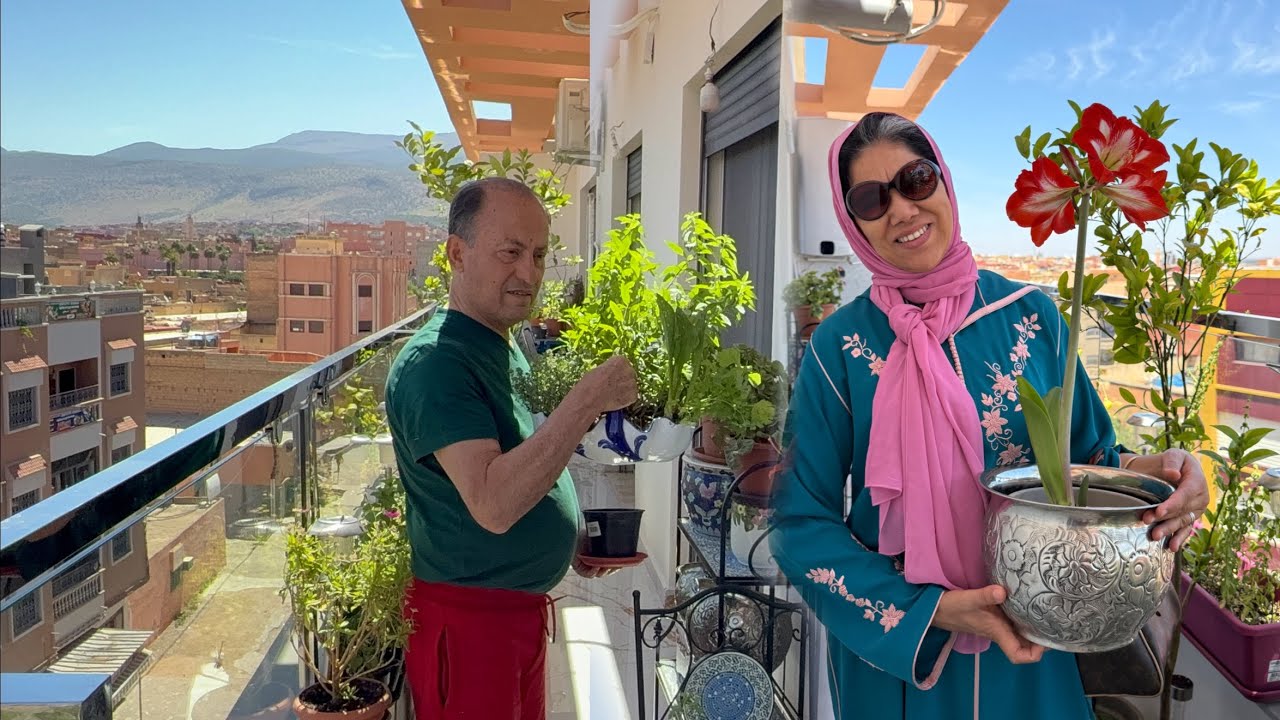 غرسنا النباتات لي جبنا من إيطاليا 🇮🇹