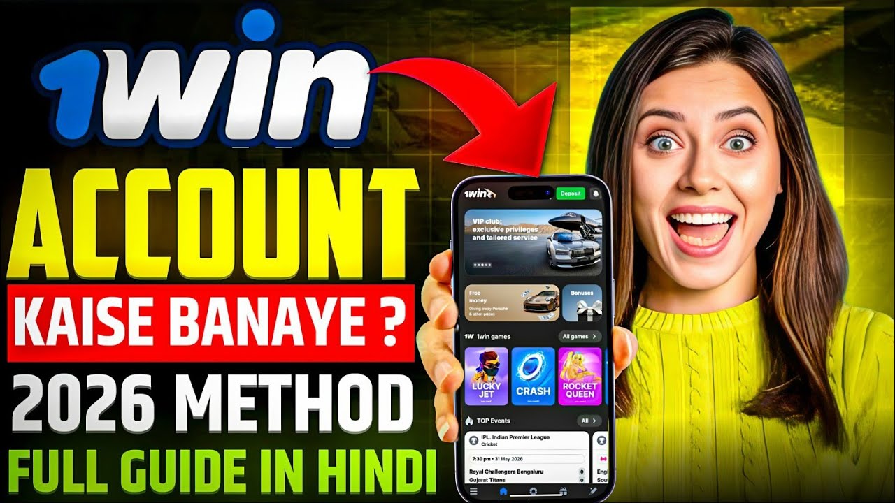 How to Create 1win Account Registration | 1win Mein Account Kaise Banaye? Step-by-Step Guide (2026)