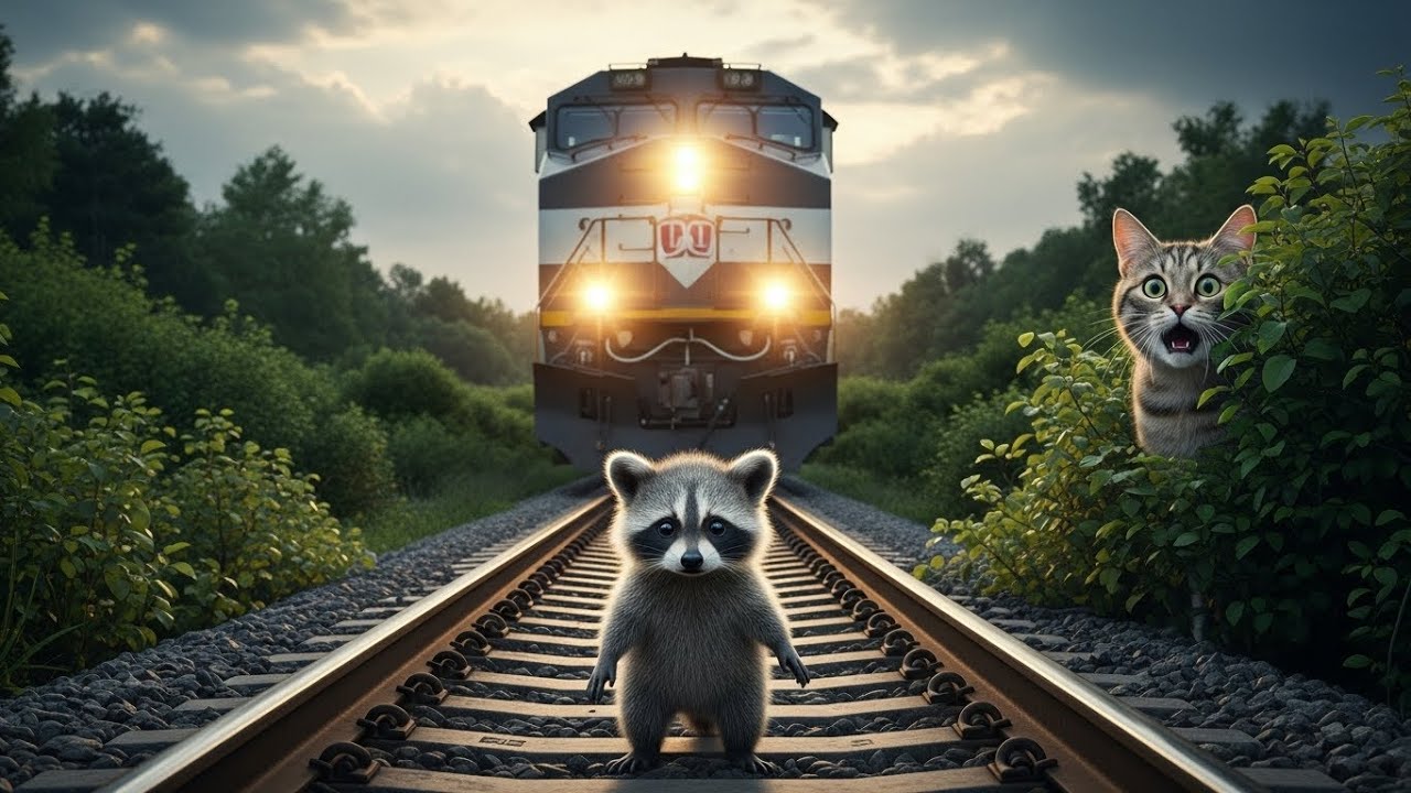 The Train Was One Second Away… Then a Cat Appeared.