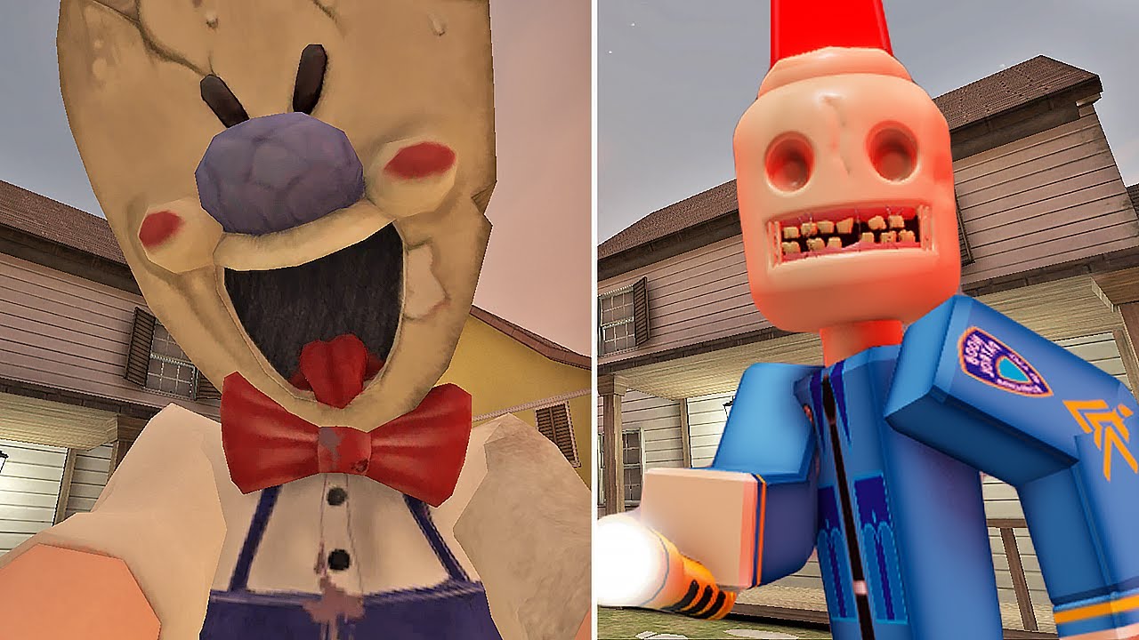 Забавные моменты в Hello Neighbor || Эксперименты с Neighbor 24