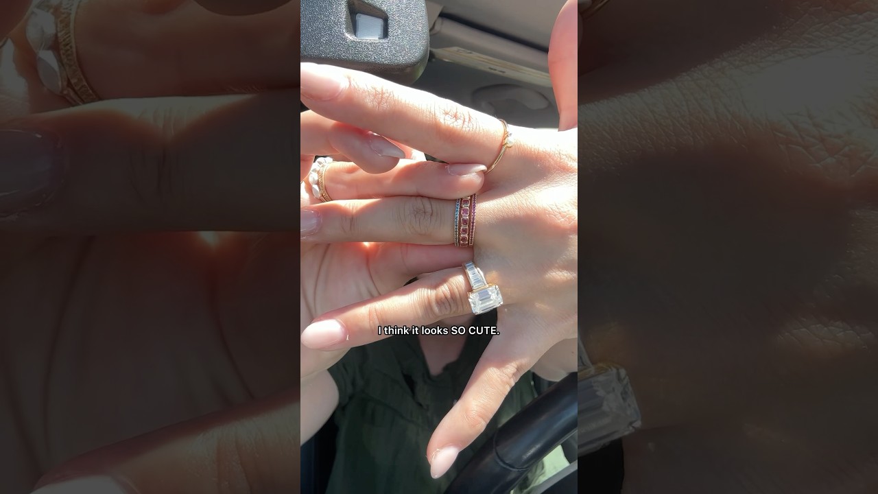 BIRTHSTONE RING STACK: The best Mother&rsquo;s Day gift idea! #birthstonejewelry #ringstack