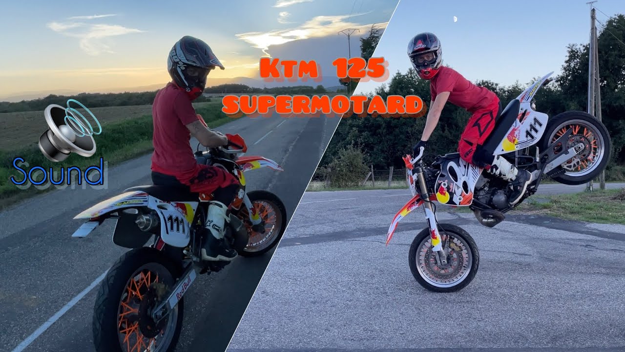 Test 125 ktm supermotard 💨