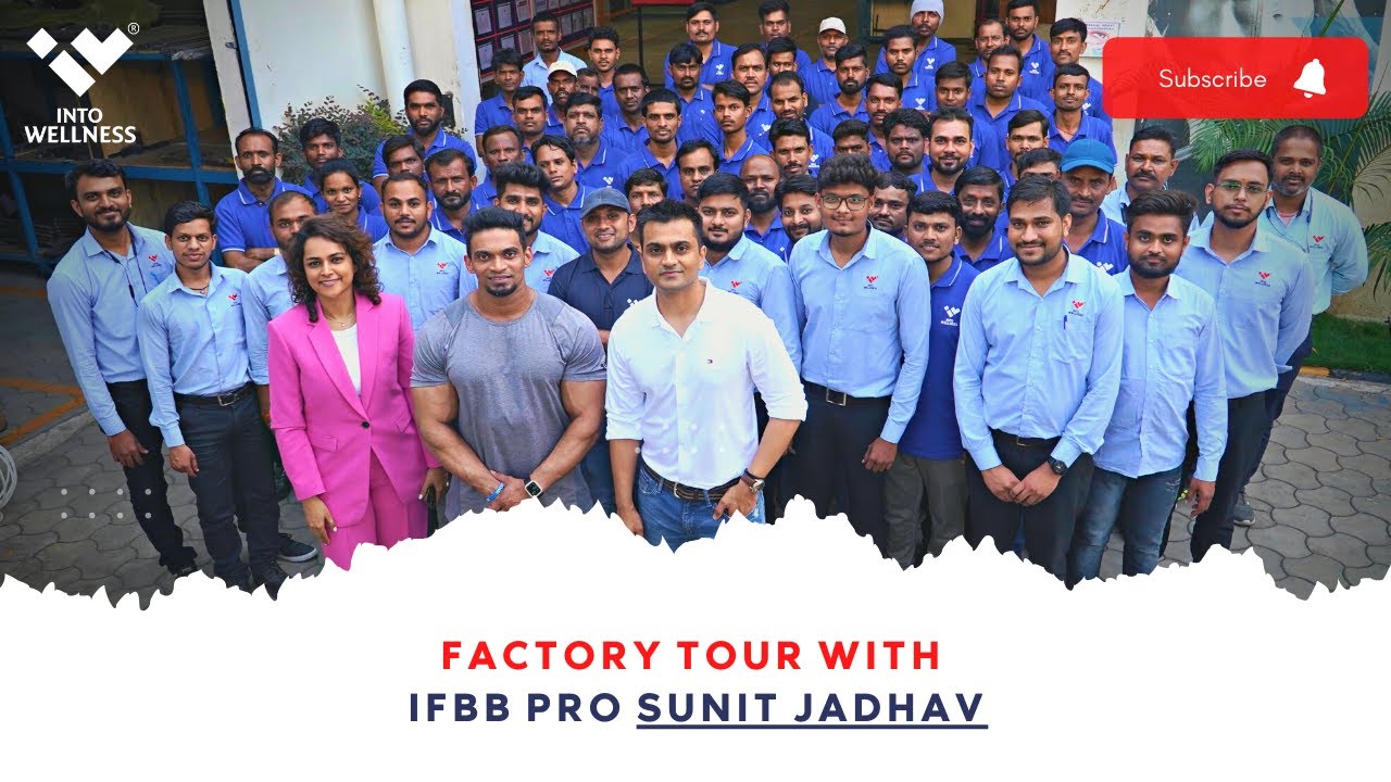 Into Wellness Factory tour with IFBB Pro @sunitjadhavofficial9417
