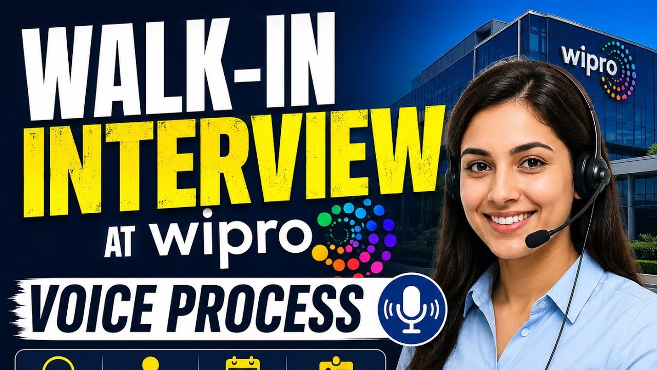 Walking interview in Wipro | Kolkata | Voice Process | Referral