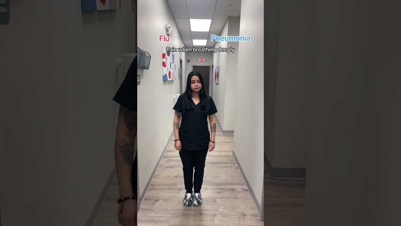 Flu vs. Pneumonia #health #youtubeshorts #shorts #shortsfeed #shortvideo #shortsviral #doctor #short