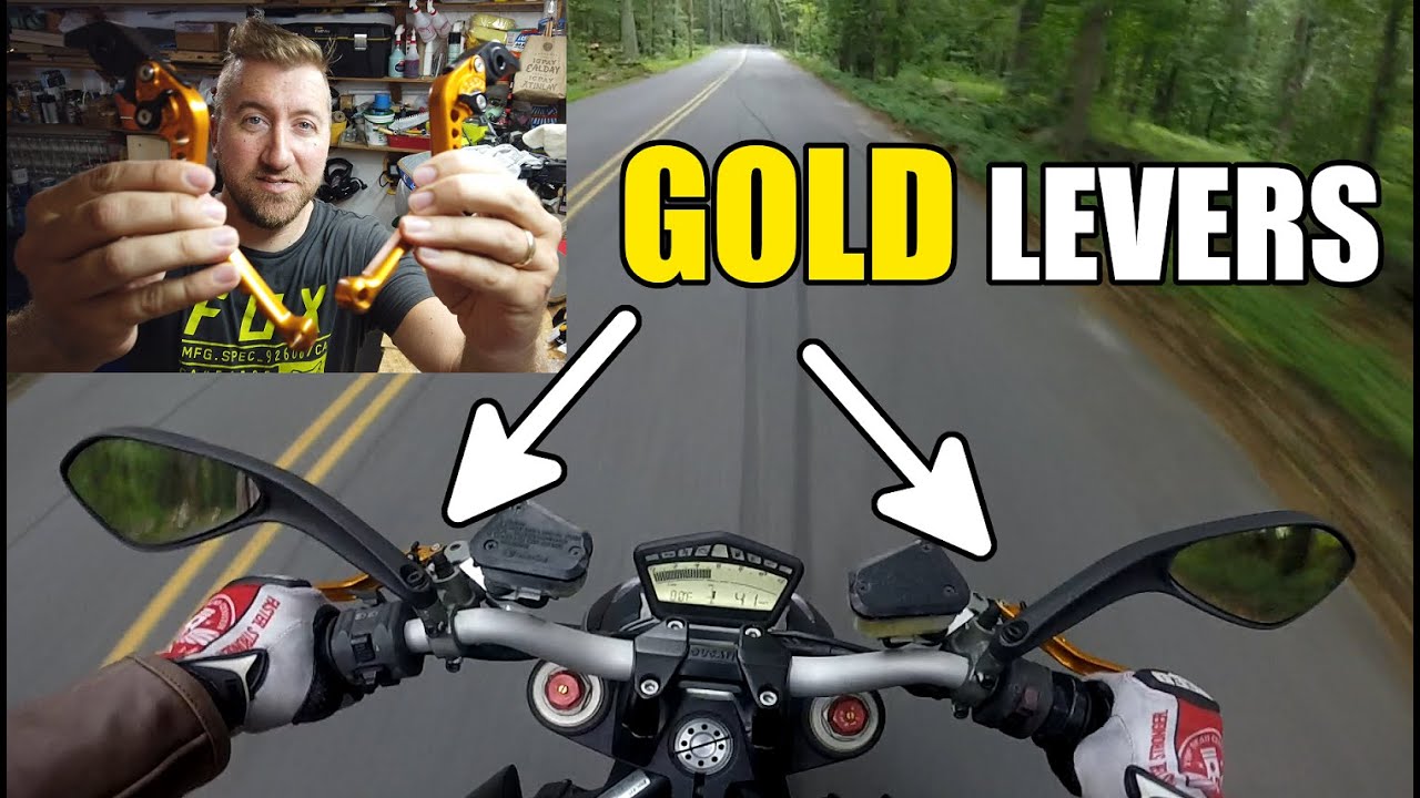 How to replace levers on a DUCATI(& Test Ride)!