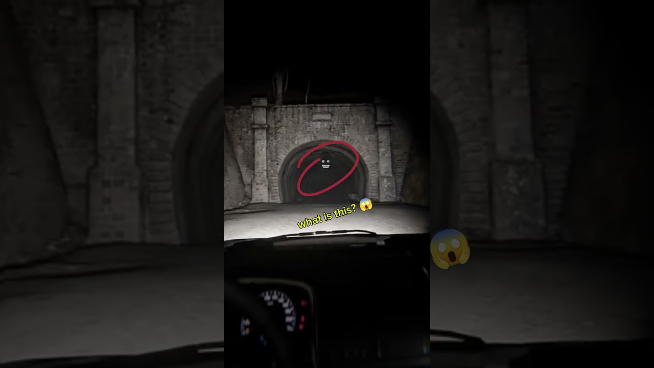 tunnel demon footage 😱🎃 