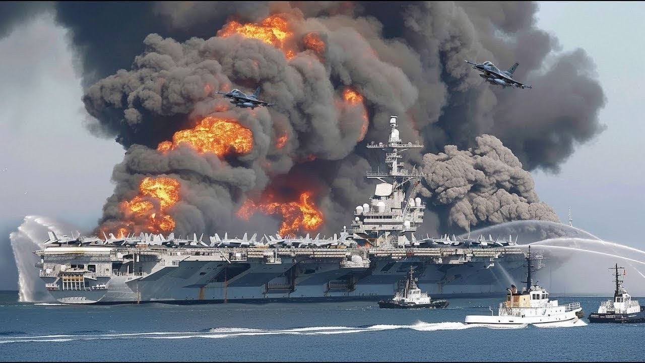 15 минут назад: Пилот российского Су-57 уничтожил гигантский американский авианосец в Красном море
