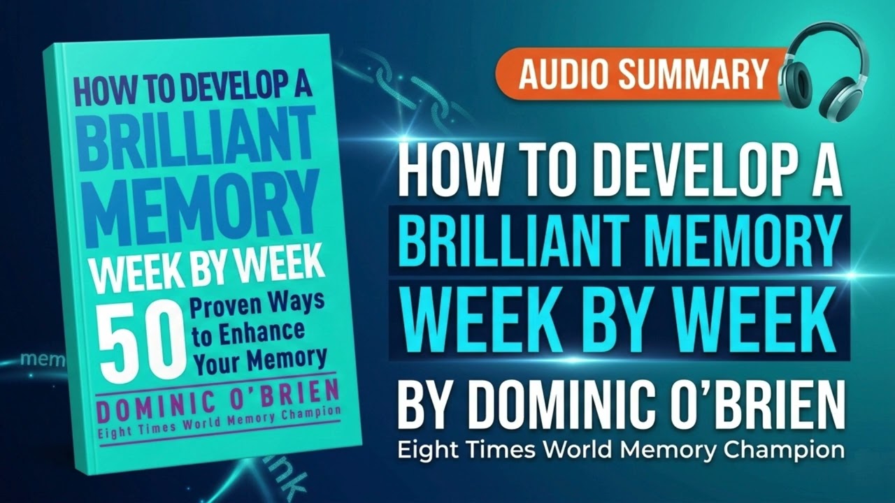 How to Develop a Brilliant Memory Week by Week by Dominic O'Brien | Summary | Memory Techniques
