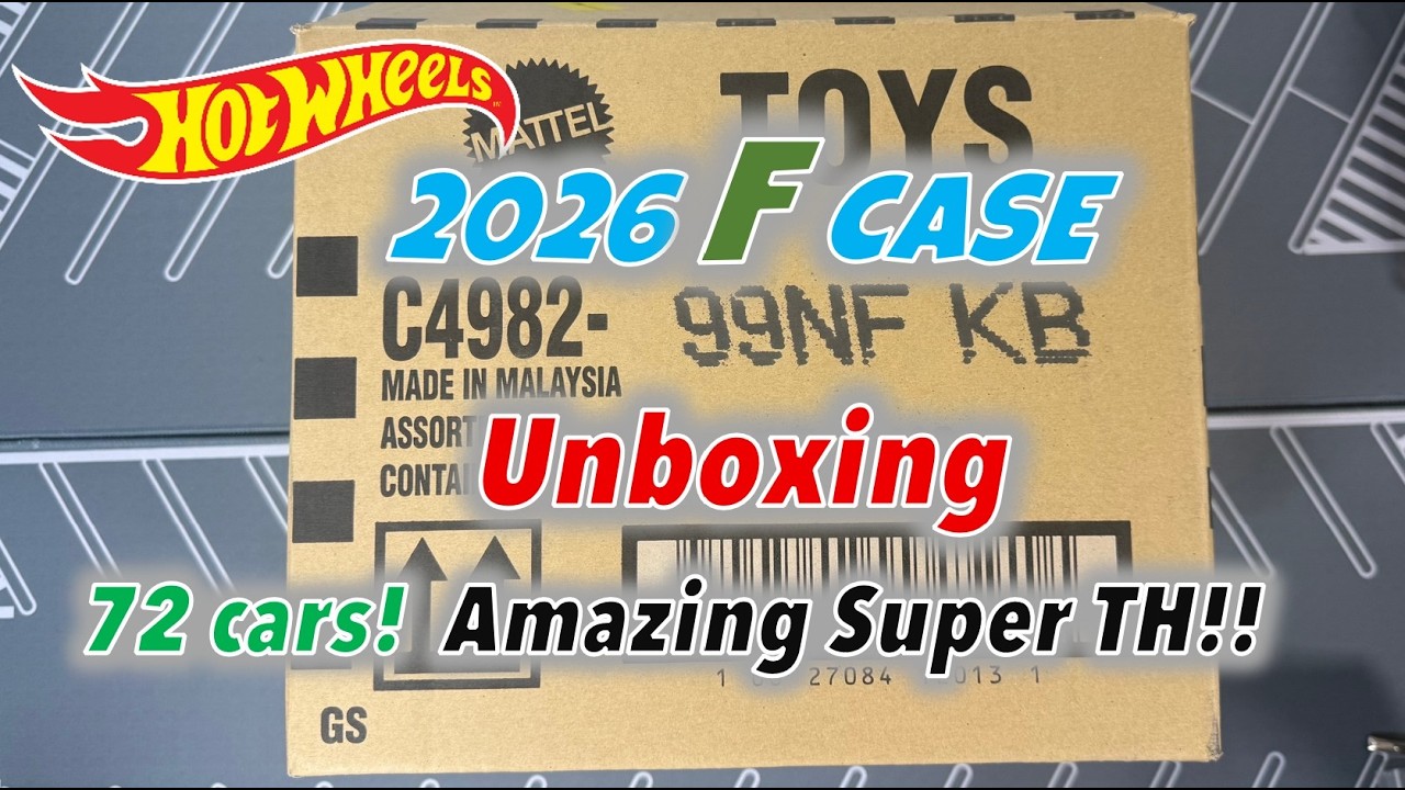 Распаковка Hot Wheels 2026 F Case - Потрясающая супер-охота за сокровищами!! #fyp #unboxing #supe...
