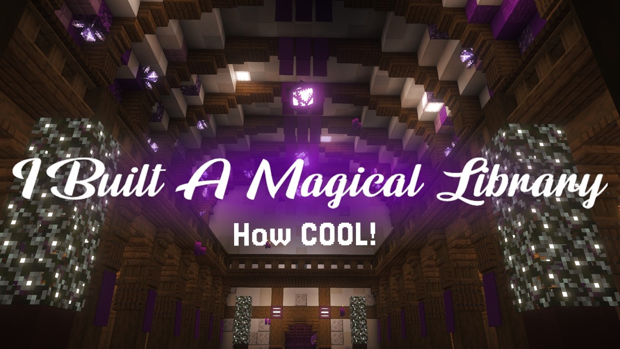 I Just Built The COOLEST Library EVER - Hearthrold SMP E7