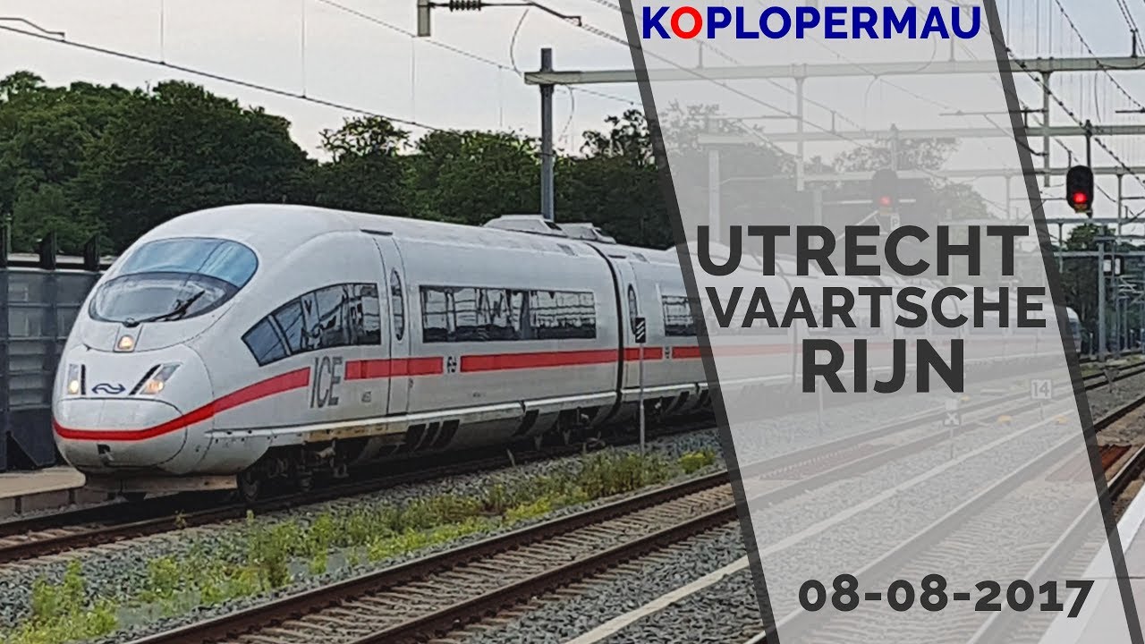 Treinen op station Utrecht Vaartsche Rijn (08-08-2017)