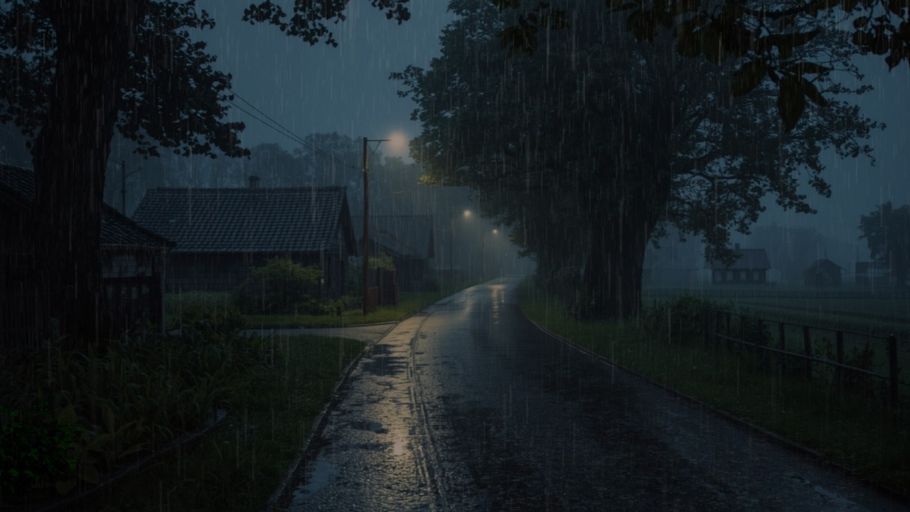 Heavy Rain To Sleep Immediately - ASMR, Rain Sounds For Relaxing Your Mind And Sleep Tonight