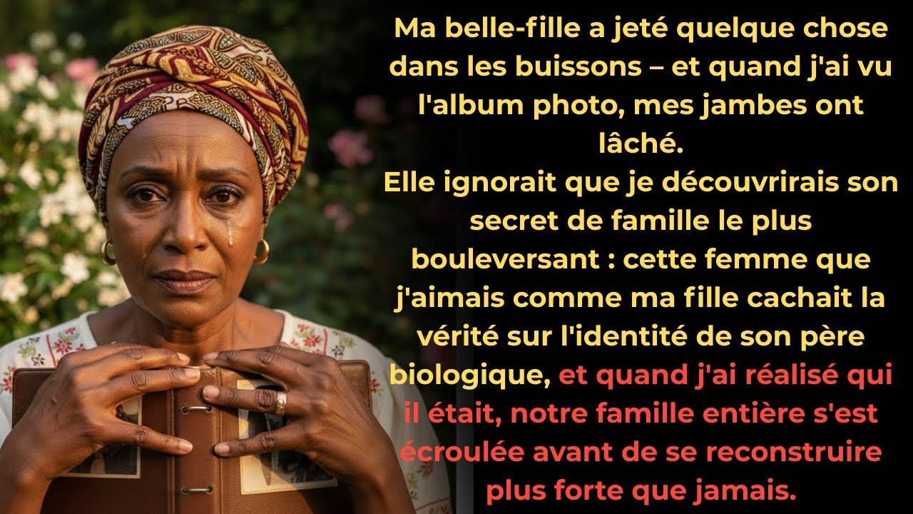 Ma belle-fille a jeté quelque chose dans les buissons, et quand j’ai vu l’album mes jambes ont lâché