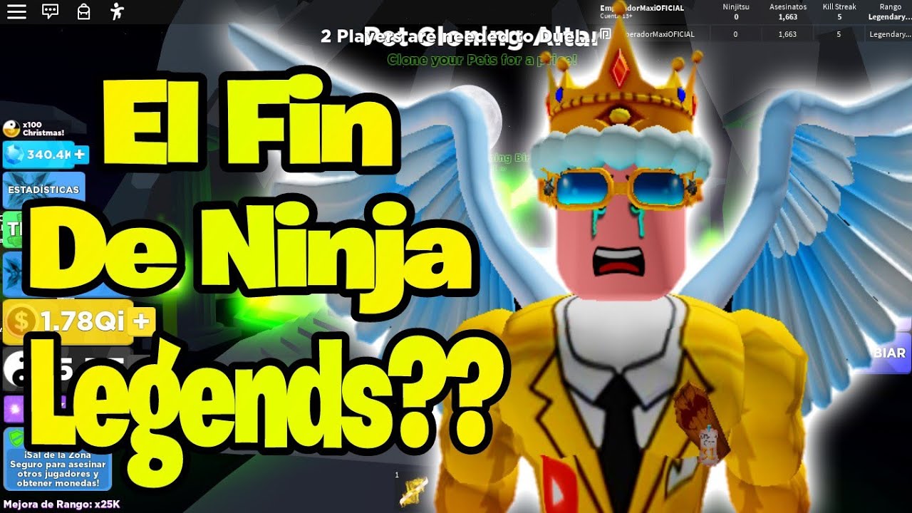EL FIN DE NINJA LEGENDS ROBLOX? QUE PASA CON LA ACTUALIZACION DE NINJA LEGENDS? Z-MASTER PETS