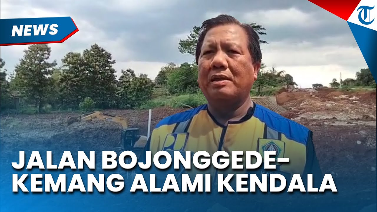The Bomang Road is only 31 percent complete, and the Bogor Public Works and Housing Ministry is s...