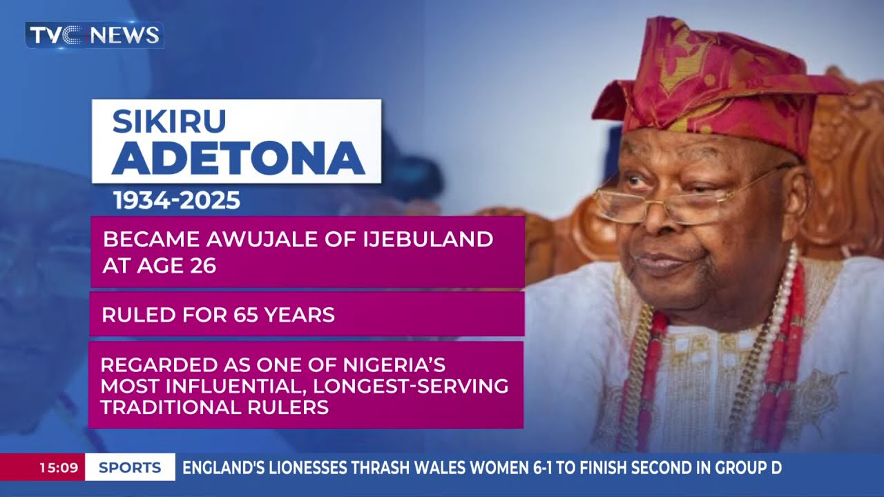 Life and Times of Awujale Of Ijebu Land, Sikiru Adetona