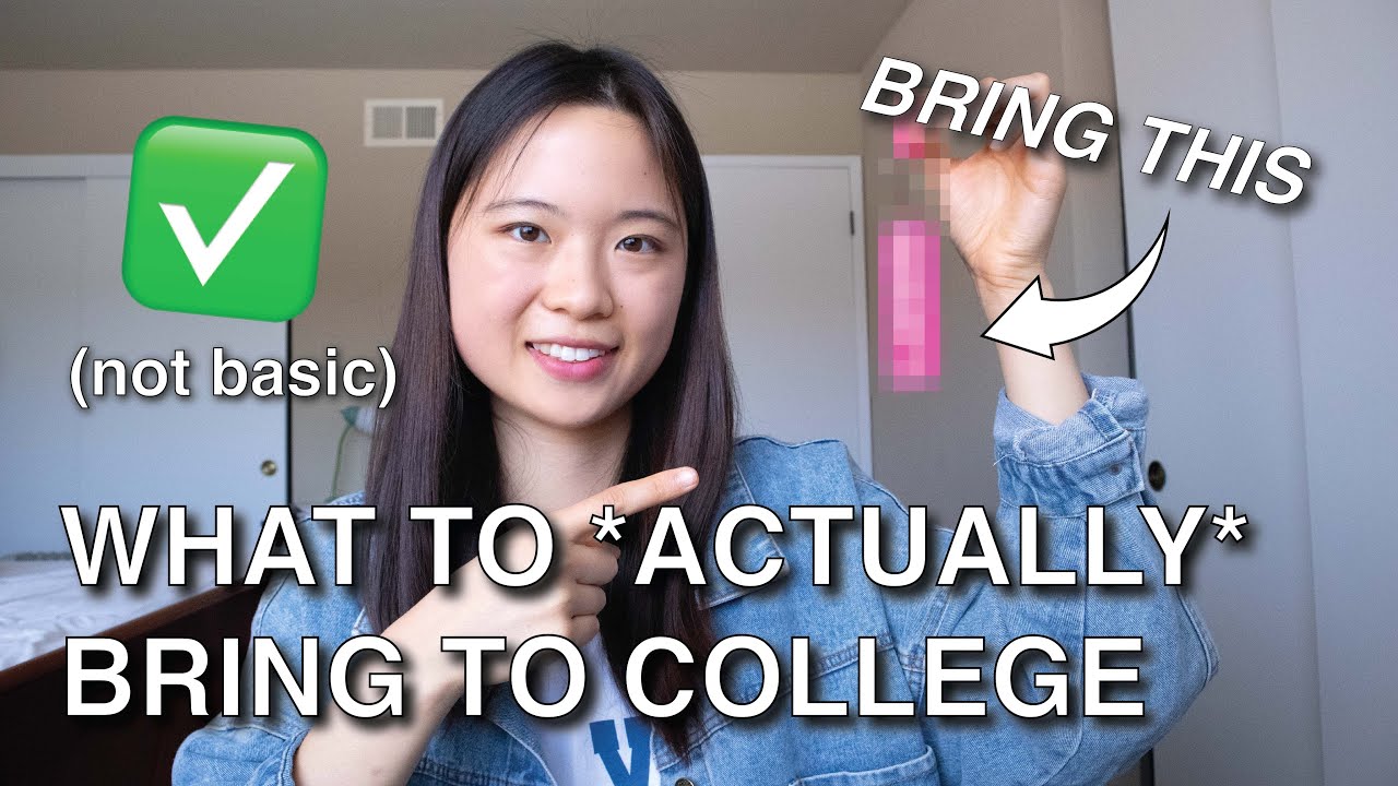 What to ACTUALLY Bring to College Dorm Move-In 2021 (not basic) | College Essentials