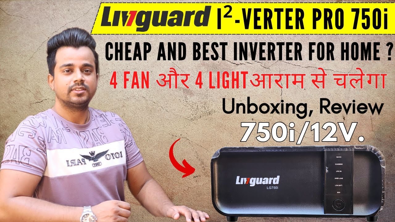 LIVGUARD I²-VERTER PRO 750i INVERTER - CHEAP and BEST Inverter - Unboxing, Review and Live Testing