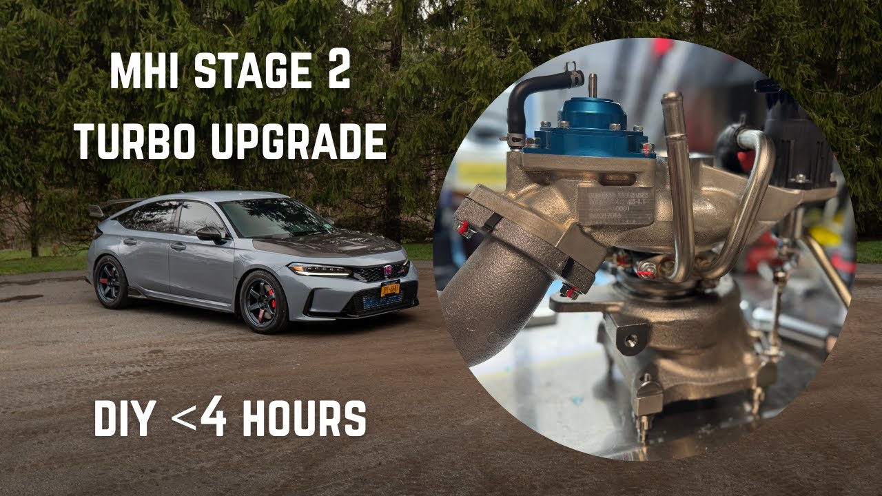 FL5 Civic Type R: руководство по установке турбонаддува MHI Stage 2 (сделай сам менее чем за 4 часа)