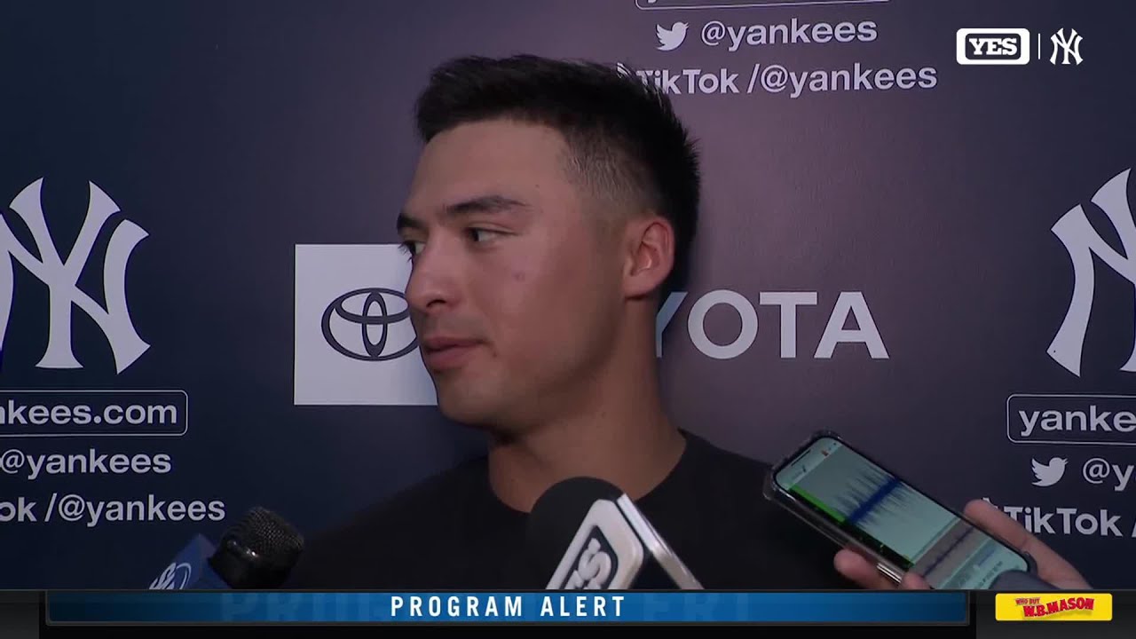 Anthony Volpe discusses committing 2 errors, collecting 2 RBIs in win vs. Tampa Bay