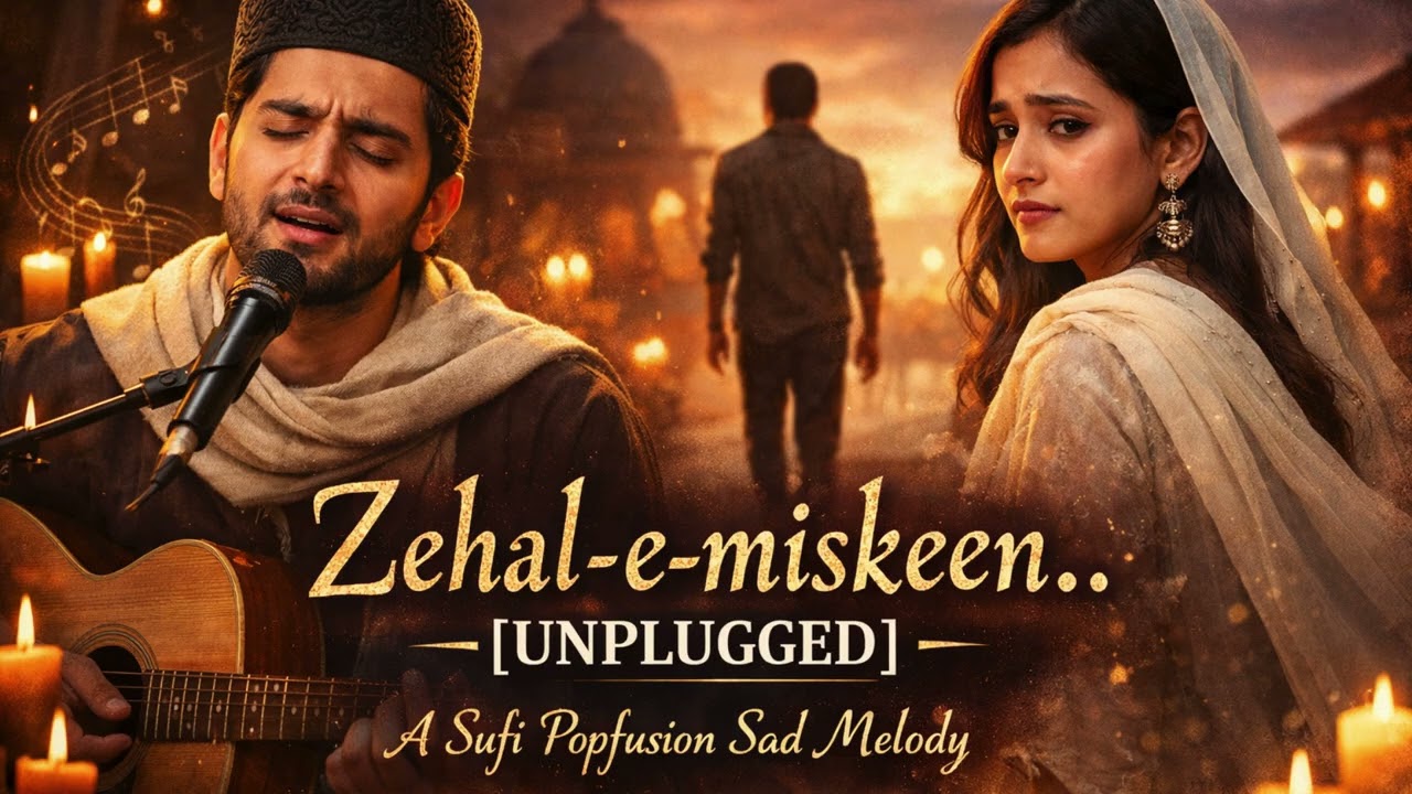 Zehal e miskeen | unplugged| sufi pop fusion | sufi song hindi | sad hindi song | hindi MELODY song