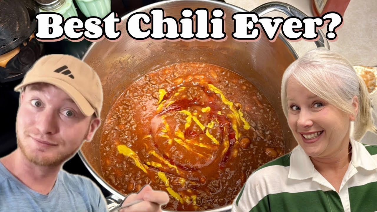 Momma ATTEMPTS to make homemade chili 😅 (why was it so good though!?)