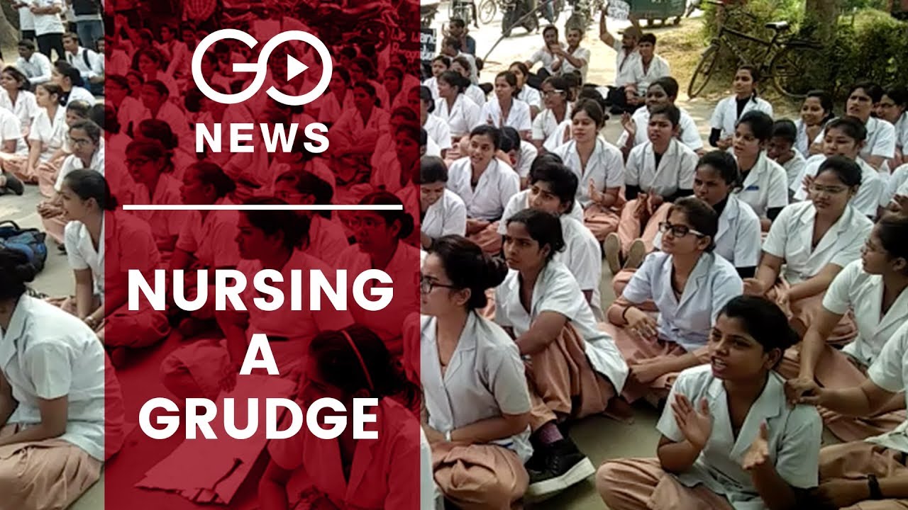 BHU Nursing Students Protest