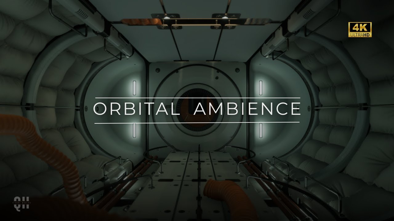 Space Station Ambience – Deep Sleep & Focus – 2 Hours – 4K Ultra HD