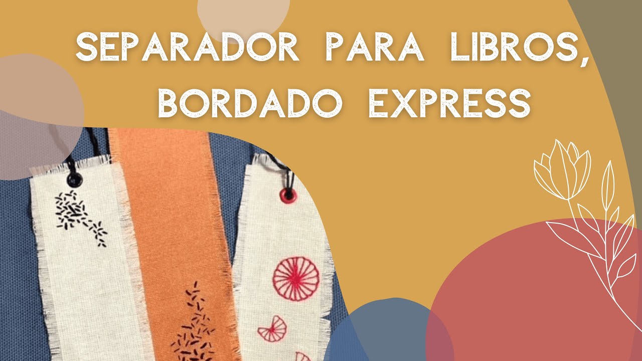 Separador para libros, Bordado Express